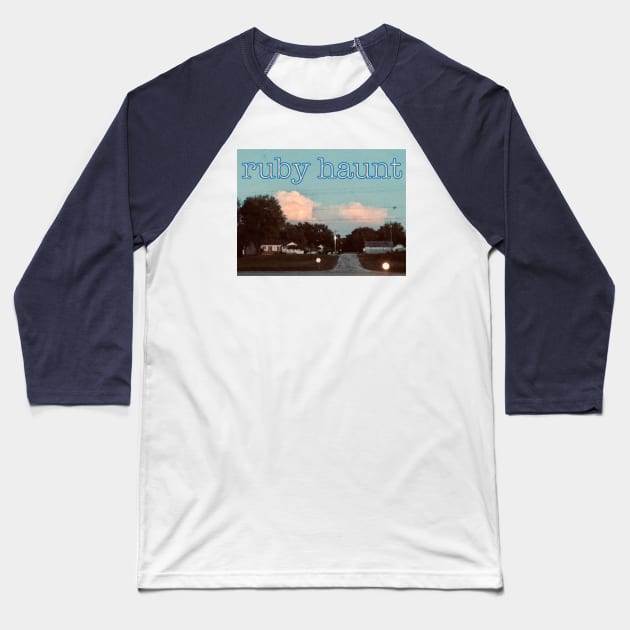 Ruby Haunt Baseball T-Shirt by Noah Monroe